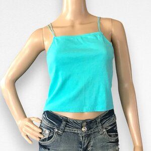 Turquoise Crop Top